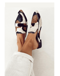 Mocasines con Estampado Abstracto