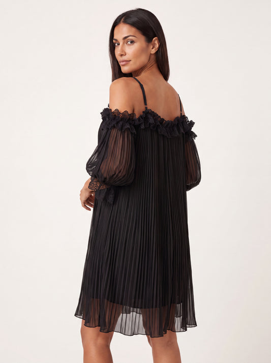 Céline | Vestido Plisado Noir