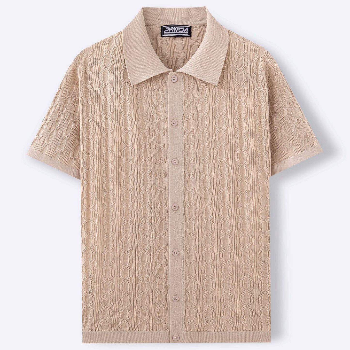 Camisa de punto manga corta