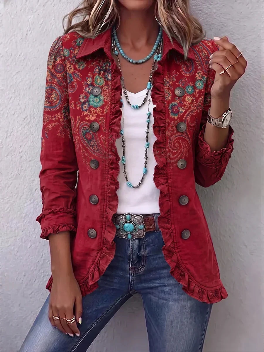 Inmaculada | Chaqueta Cachemira Volante