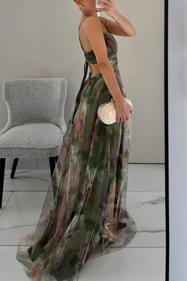 Gabriela™ | Precioso vestido largo con estampado floral