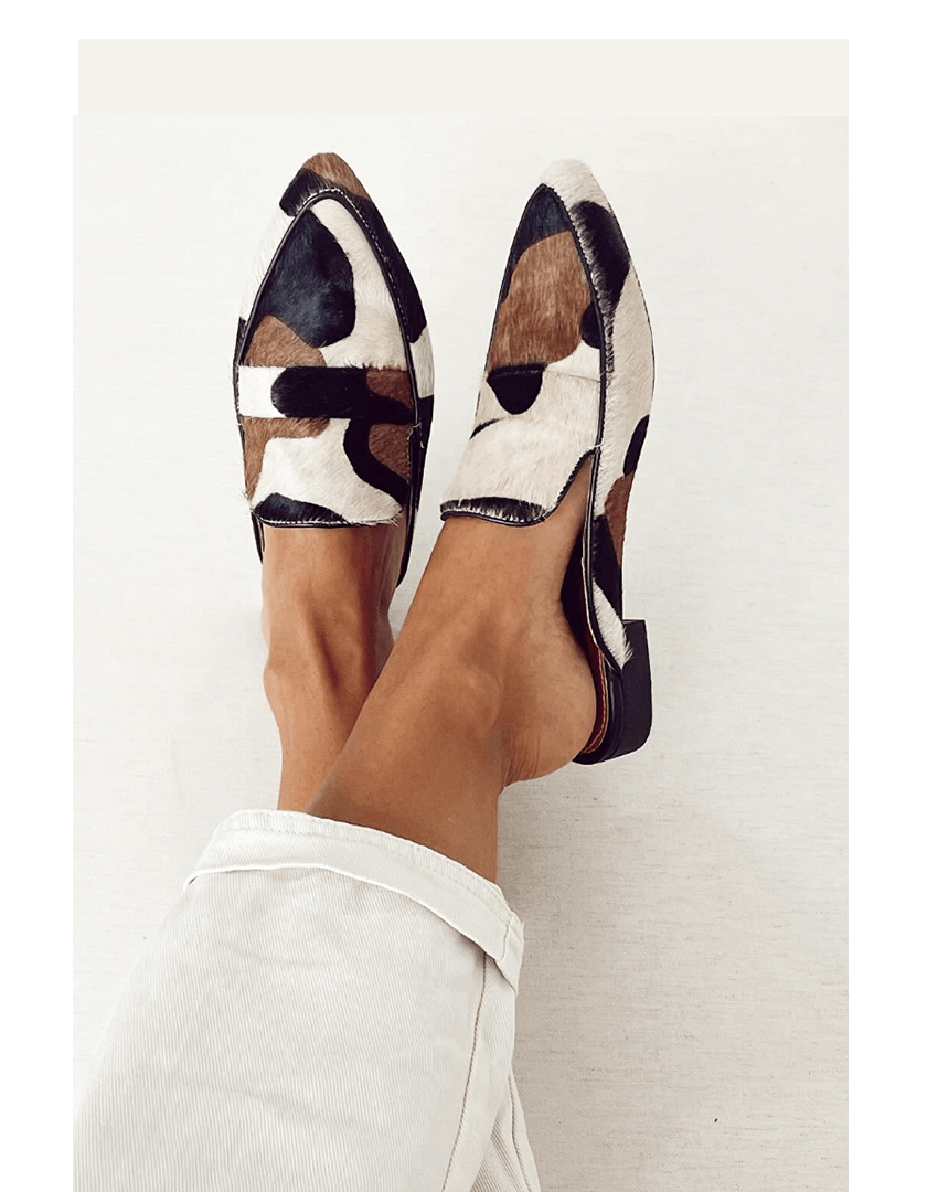 Mocasines con Estampado Abstracto