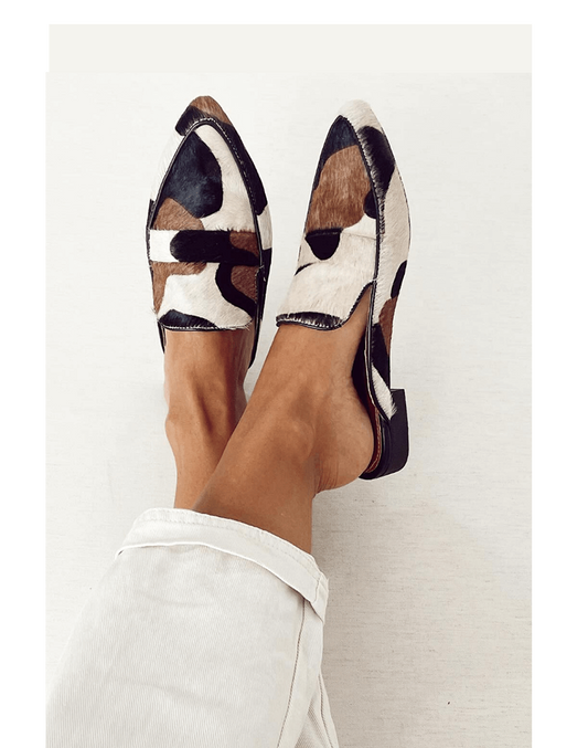 Mocasines con Estampado Abstracto