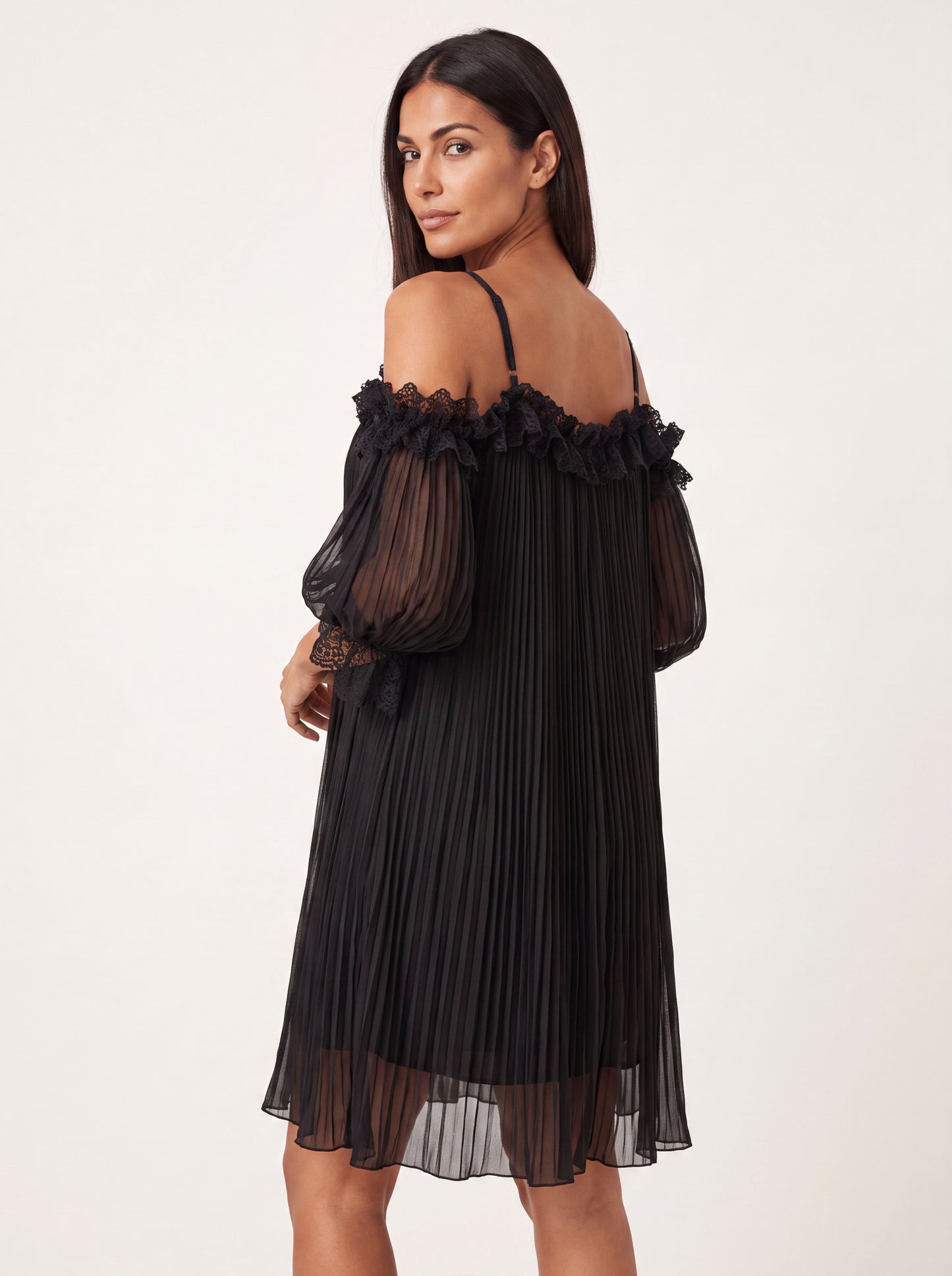 Céline | Vestido Plisado Noir