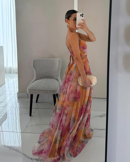 Gabriela™ | Precioso vestido largo con estampado floral