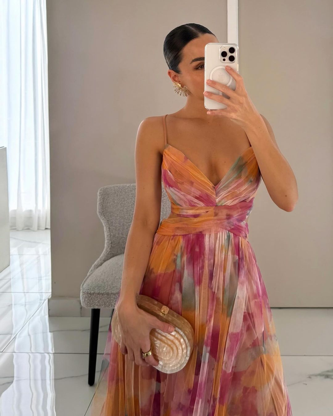 Gabriela™ | Precioso vestido largo con estampado floral
