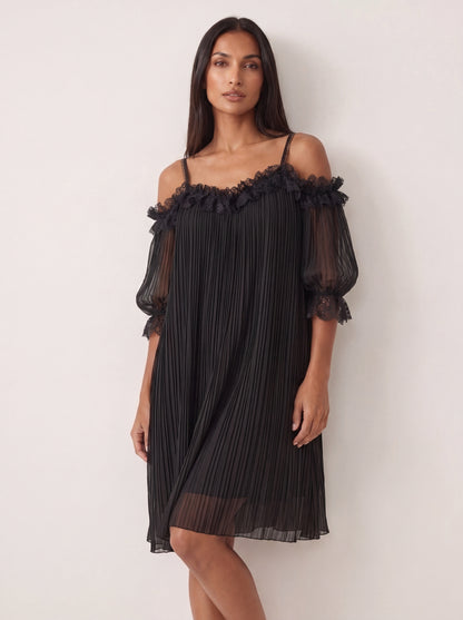 Céline | Vestido Plisado Noir