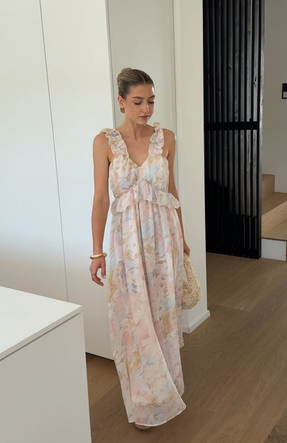 Fiora™ | Vestido con estampado de flores MAXI