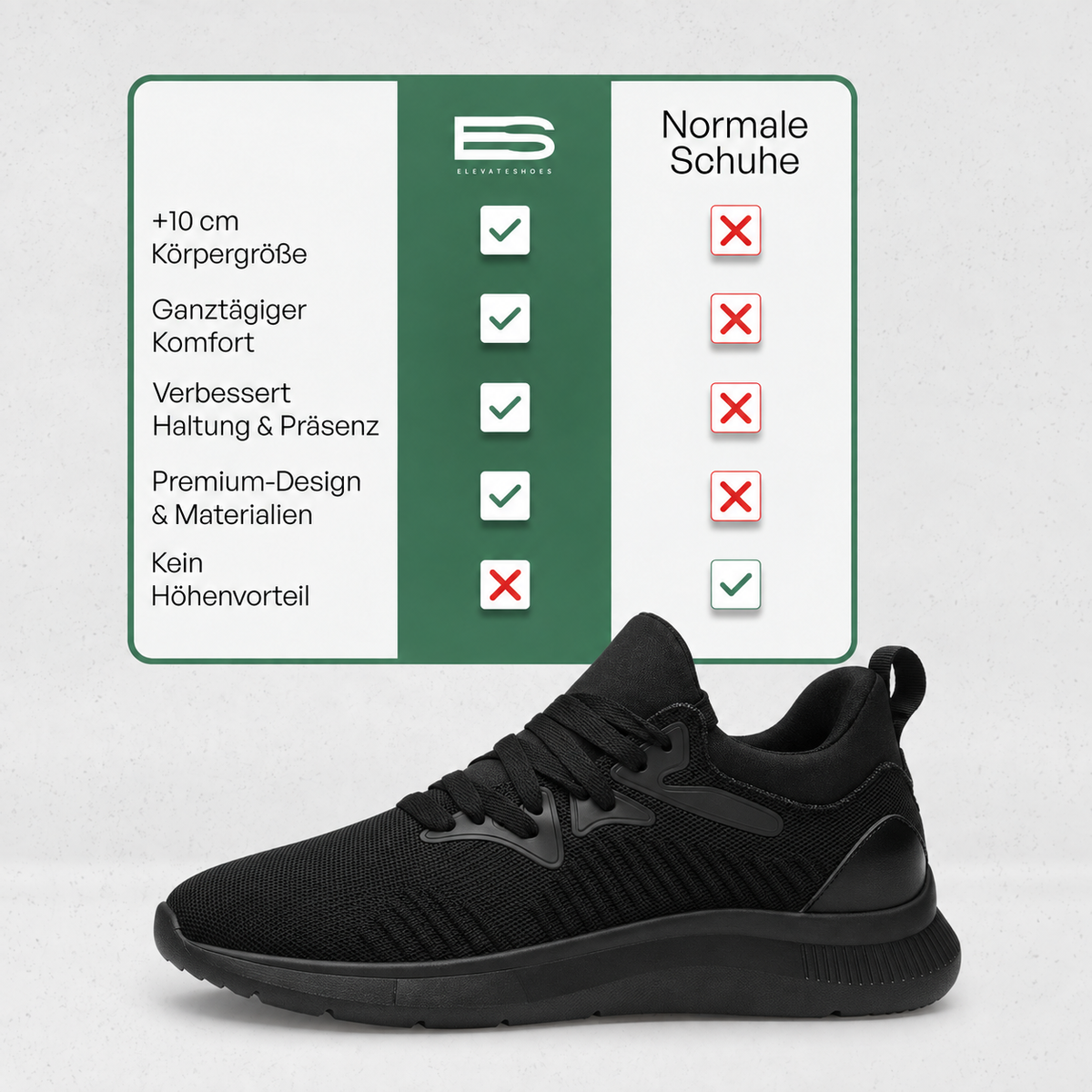 Zapatillas con alza Alpha
