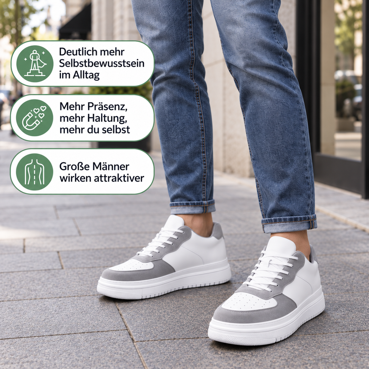 Zapatillas con alza Street