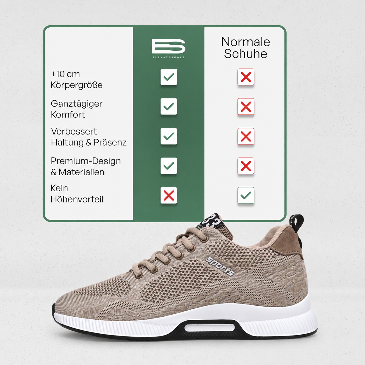 Zapatillas con alza Sprint