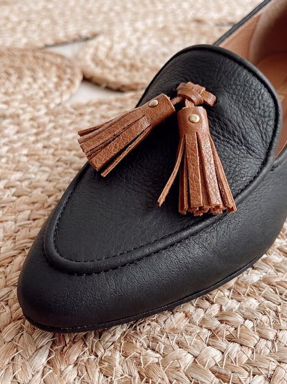 Mocasines de Punta con Borlas