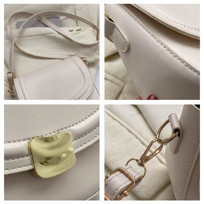 Bolso con botón dorado