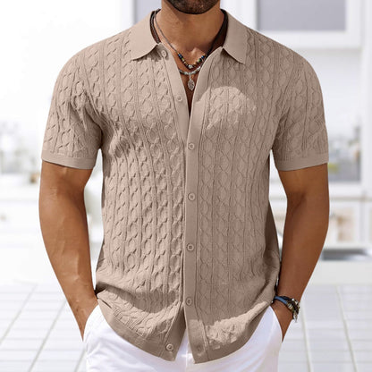 Camisa de punto manga corta