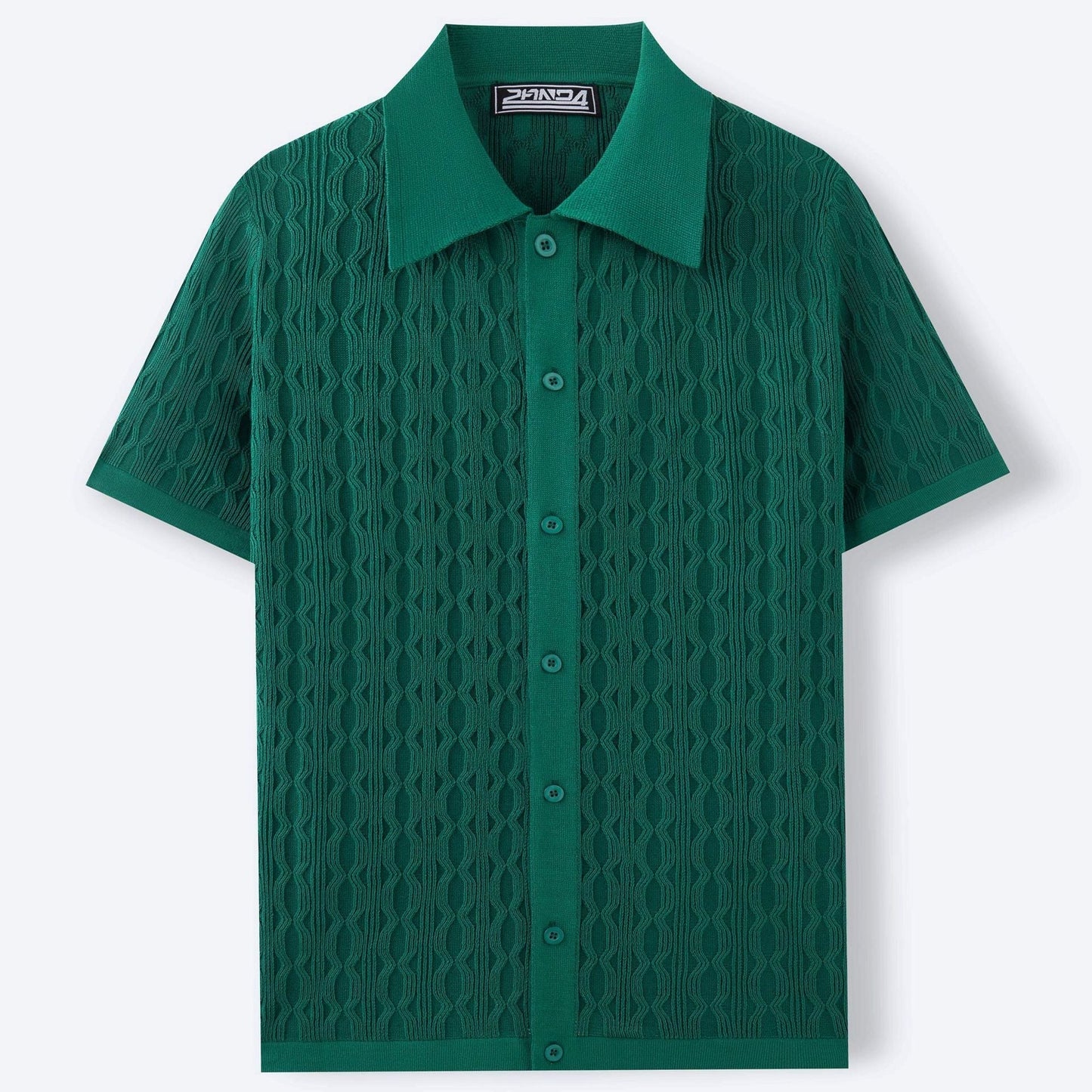 Camisa de punto manga corta