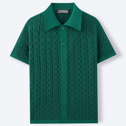 Camisa de punto manga corta