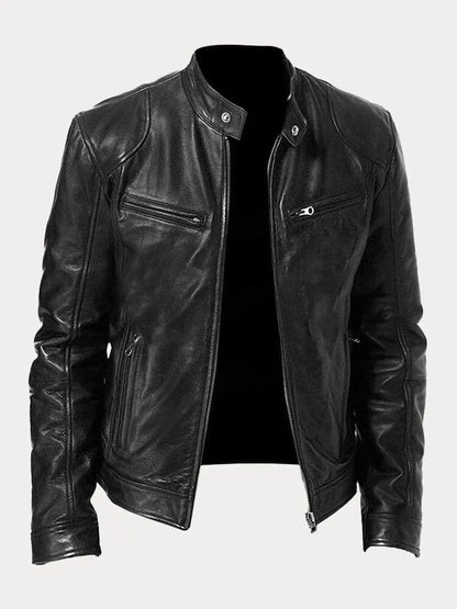 Chaqueta de cuero signature