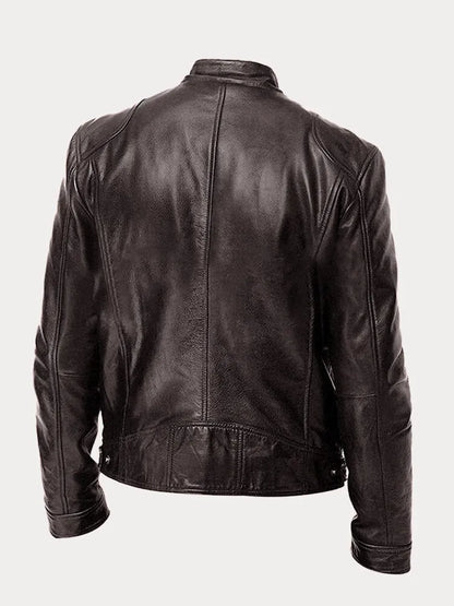 Chaqueta de cuero signature