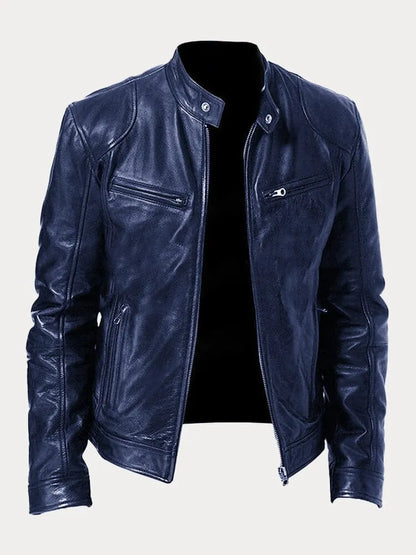 Chaqueta de cuero signature