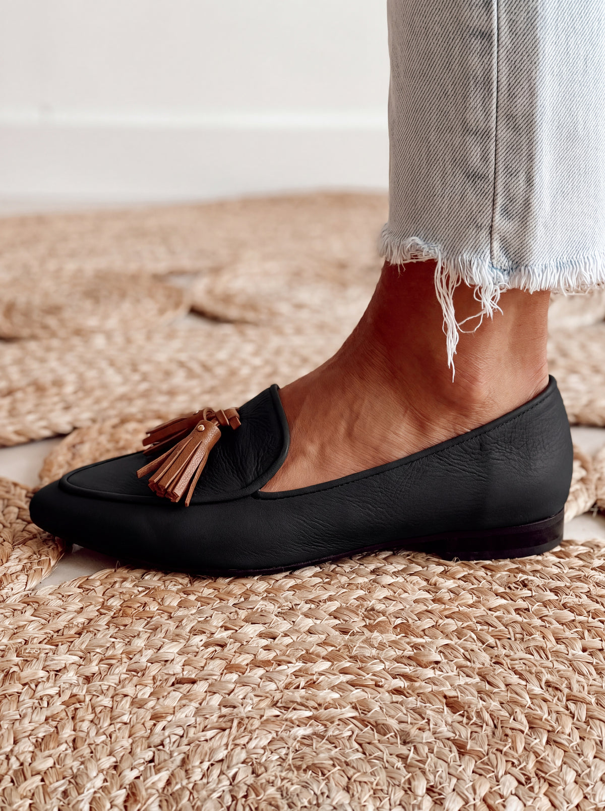Mocasines de Punta con Borlas
