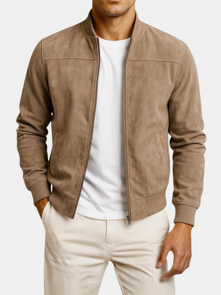 Lorenzo™ | Chaqueta de imitación de ante para hombre