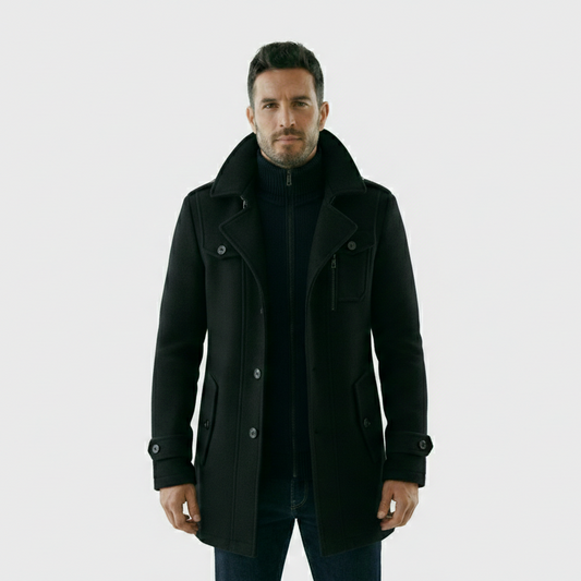 Andrei | Abrigo clásico estilo chaquetón.