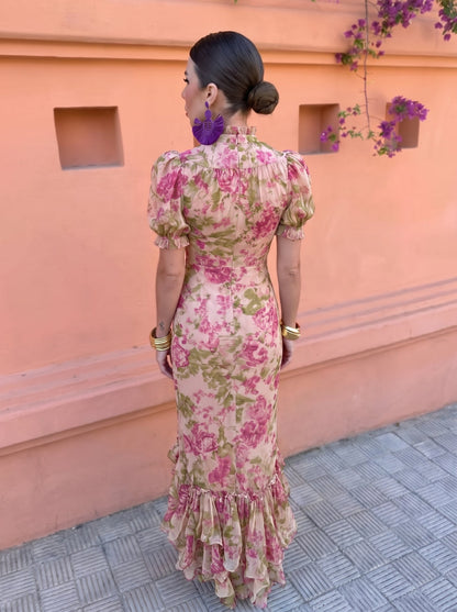 Felicidad™ | Vestido Floral con Rosas