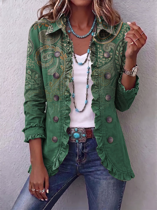 Jacinta | Chaqueta Cachemira Verde