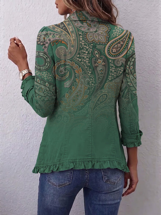 Jacinta | Chaqueta Cachemira Verde