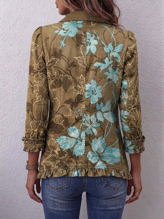 Salud | Chaqueta Floral Degradada