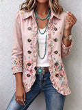 Araceli | Chaqueta Floral Botones
