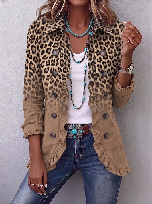 Ángeles | Chaqueta Leopardo Caramelo